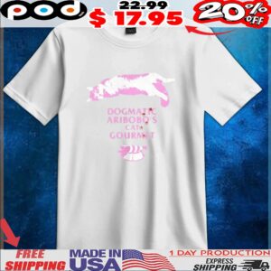 Dogmatic aribobo’s cat gourmet t shirt