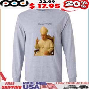 Donald J trump Pope Trump Middle Finger Shirt