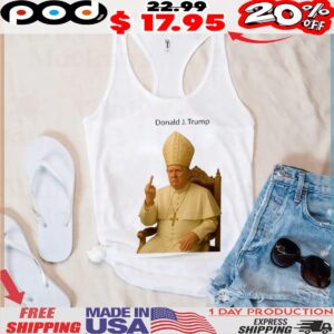 Donald J trump Pope Trump Middle Finger Shirt