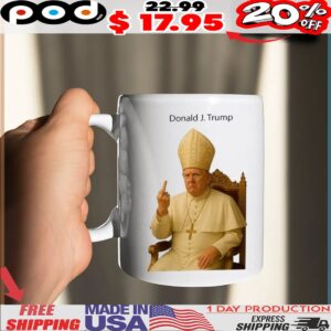 Donald J trump Pope Trump Middle Finger Shirt