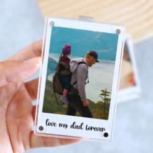 Drive Safe Daddy Photo Included Father's Day Gift Personalized Dad Car Visor Clip