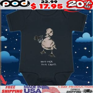 Duck hand over your crocs t shirt