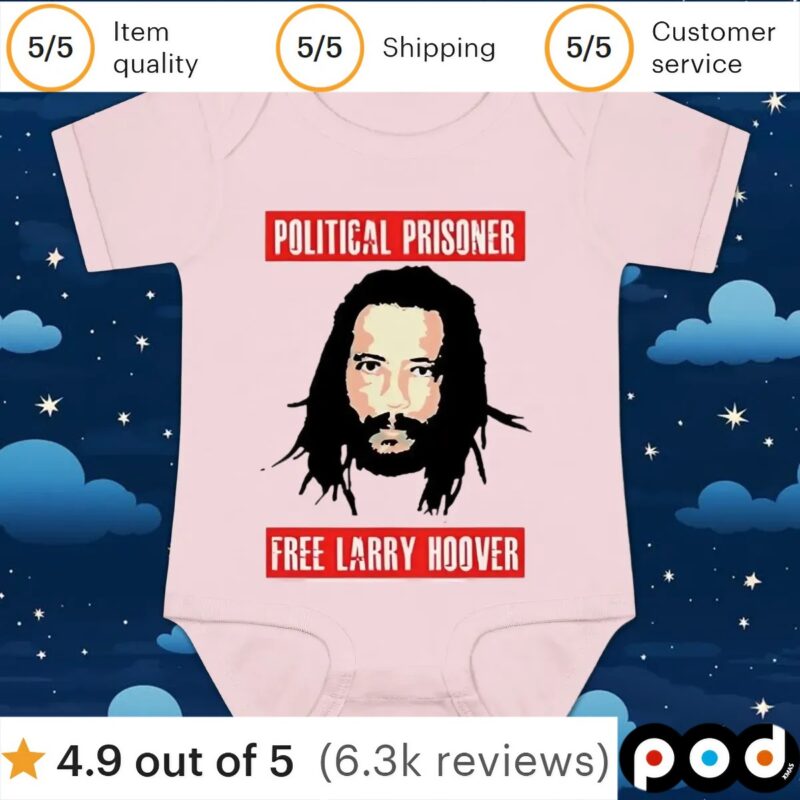 Free Larry Hoover political prisoner t shirt