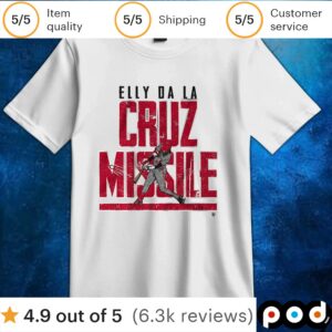 Elly De La Cruz Missile off the Bat T Shirt