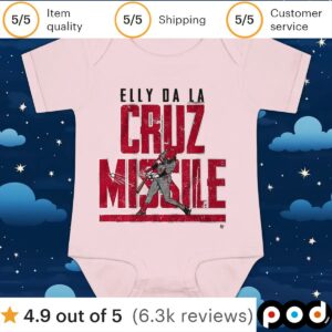 Elly De La Cruz Missile off the Bat T Shirt