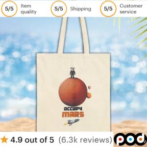 Elon Musk Occupy Mars cartoon t shirt