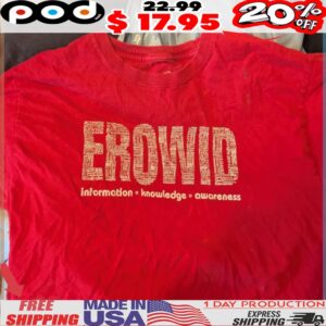Erowid Information Knowledge Awareness Shirt