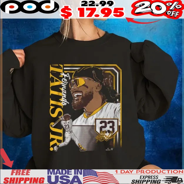 FERNANDO TATIS JR COLLAGE FRAME Signature Vintage shirt FERNANDO TATIS JR COLLAGE FRAME Signature Vintage shirt