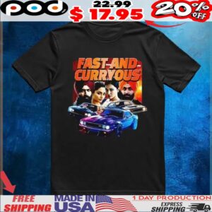 Fast and Curryous Furious Indian t shirt