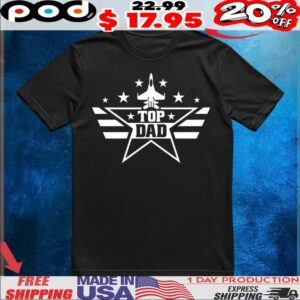 Fighter aircraft Top Dad Father's Day T Shirt