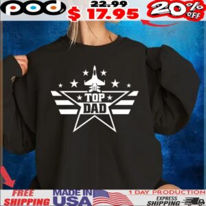 Fighter aircraft Top Dad Father's Day T Shirt