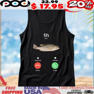 Fih phone calling t shirt