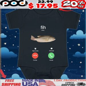 Fih phone calling t shirt