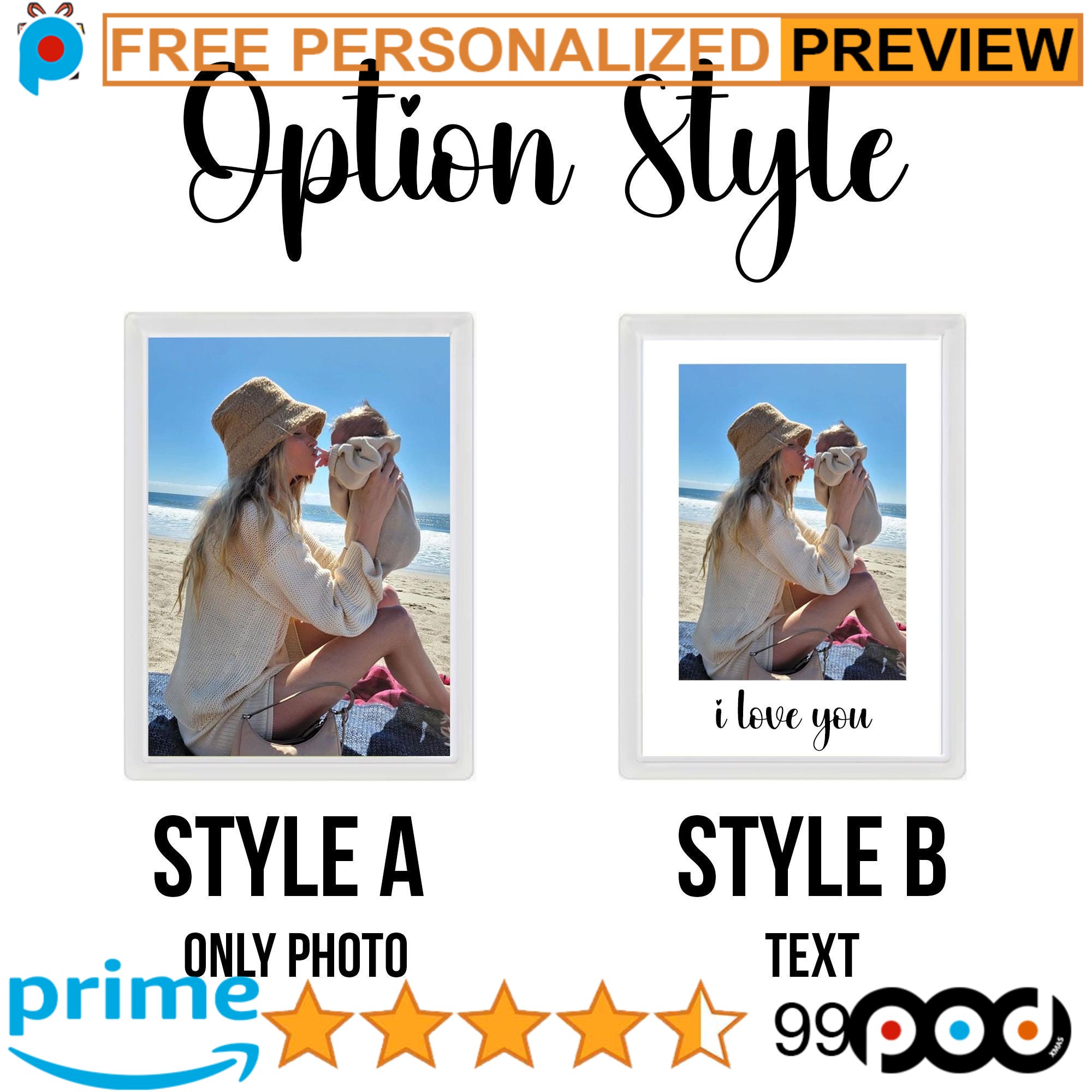 Free Custom Photo Drive Safe Daddy Father's Day Gifts Visor Clip