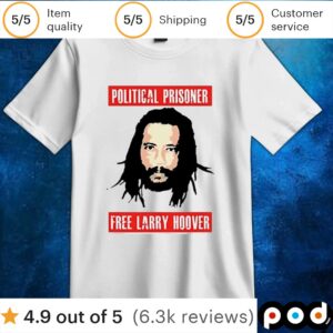 Free Larry Hoover political prisoner t shirt