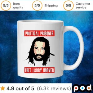 Free Larry Hoover political prisoner t shirt