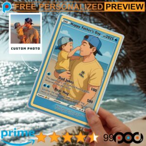 Free Personalized Amine Father's Day Acrylic Block Plaque