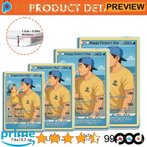 Free Personalized Amine Father's Day Acrylic Block Plaque