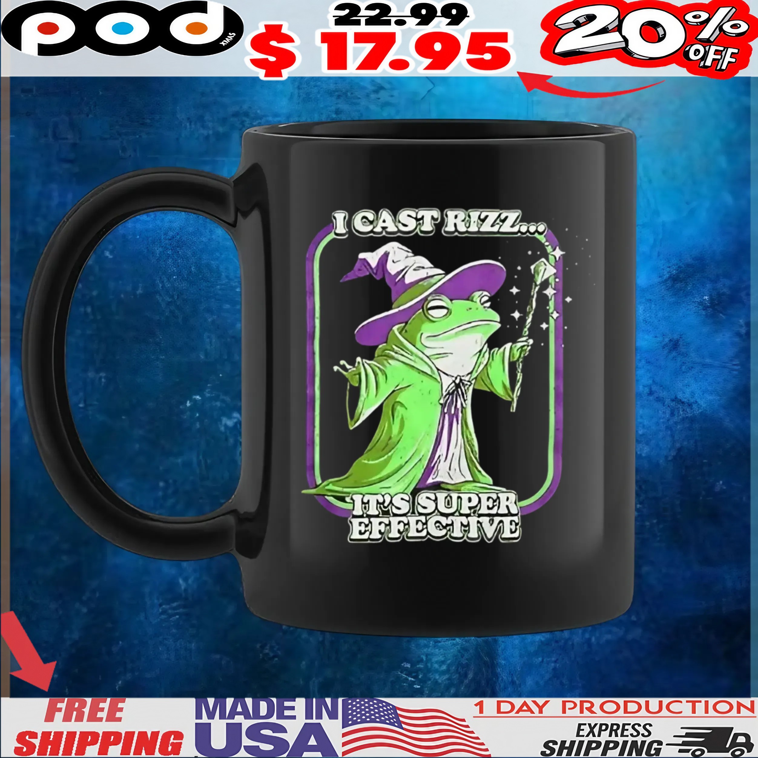 Frog wizard I cast rizz it’s super effective t shirt Frog wizard I cast rizz it’s super effective t shirt
