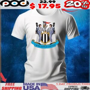 Geordie Dancer Crest Design Newcastle United T Shirt