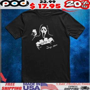 Ghostface scream 5 cream t shirt