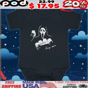 Ghostface scream 5 cream t shirt