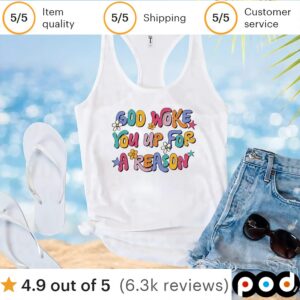 God woke you up for a reason t shirt