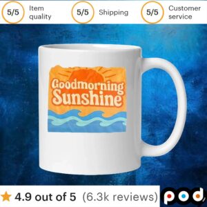 Good Morning Sunshine Sea T Shirt