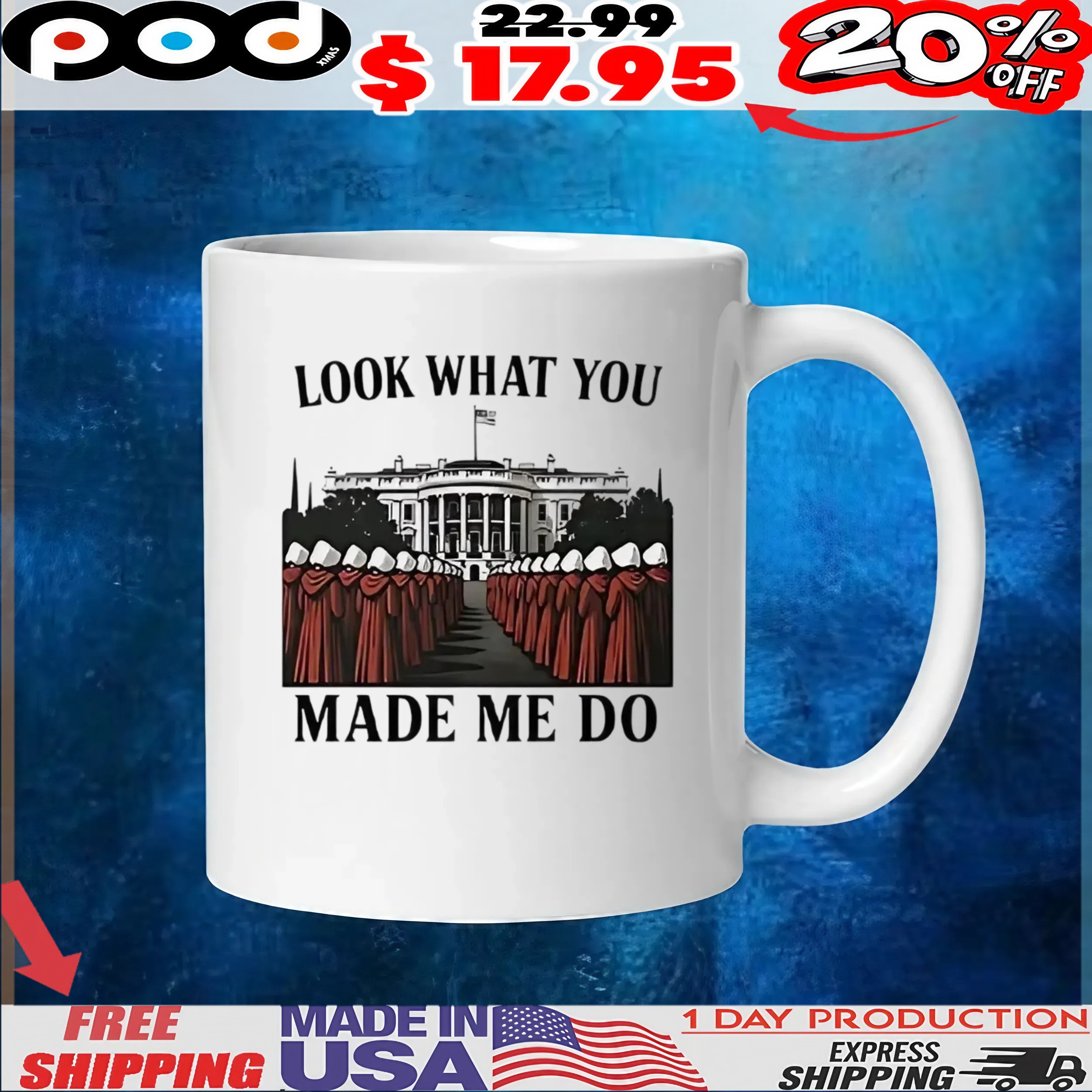 Handmaid’s tale feminist look what you made me do t shirt