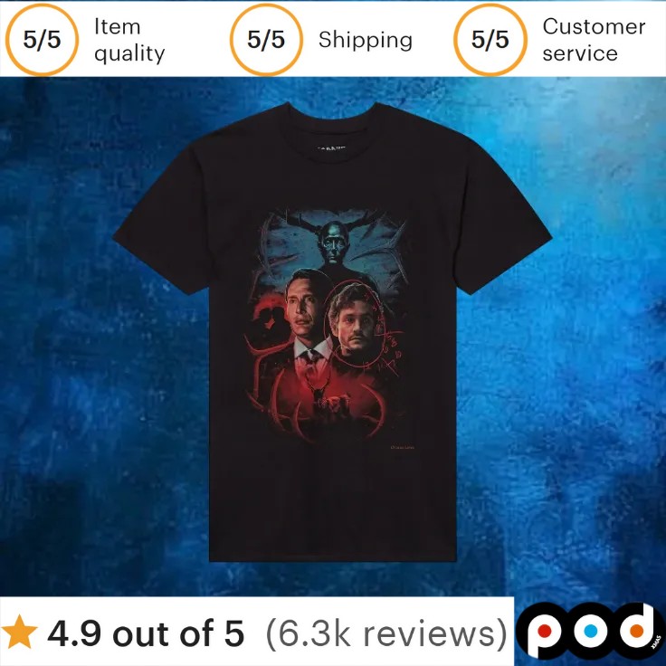 Hannibal Character Collage T Shirt