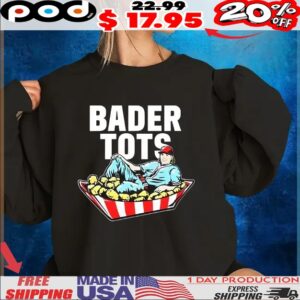 Harrison Bader Wearing Bader Tots T Shirt