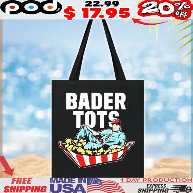 Harrison Bader Wearing Bader Tots T Shirt