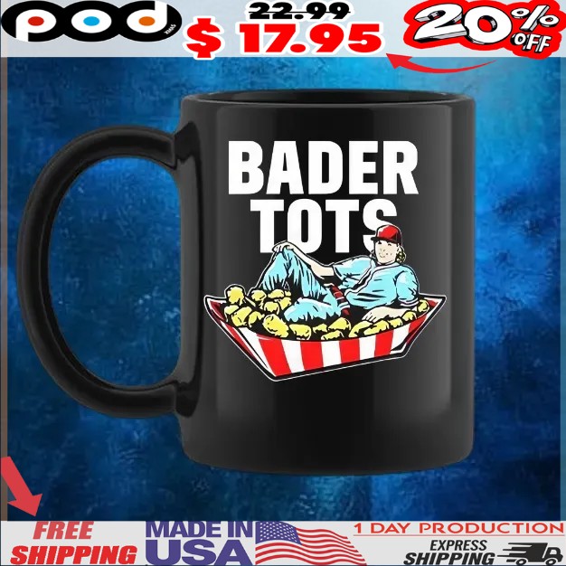 Harrison Bader Wearing Bader Tots T Shirt