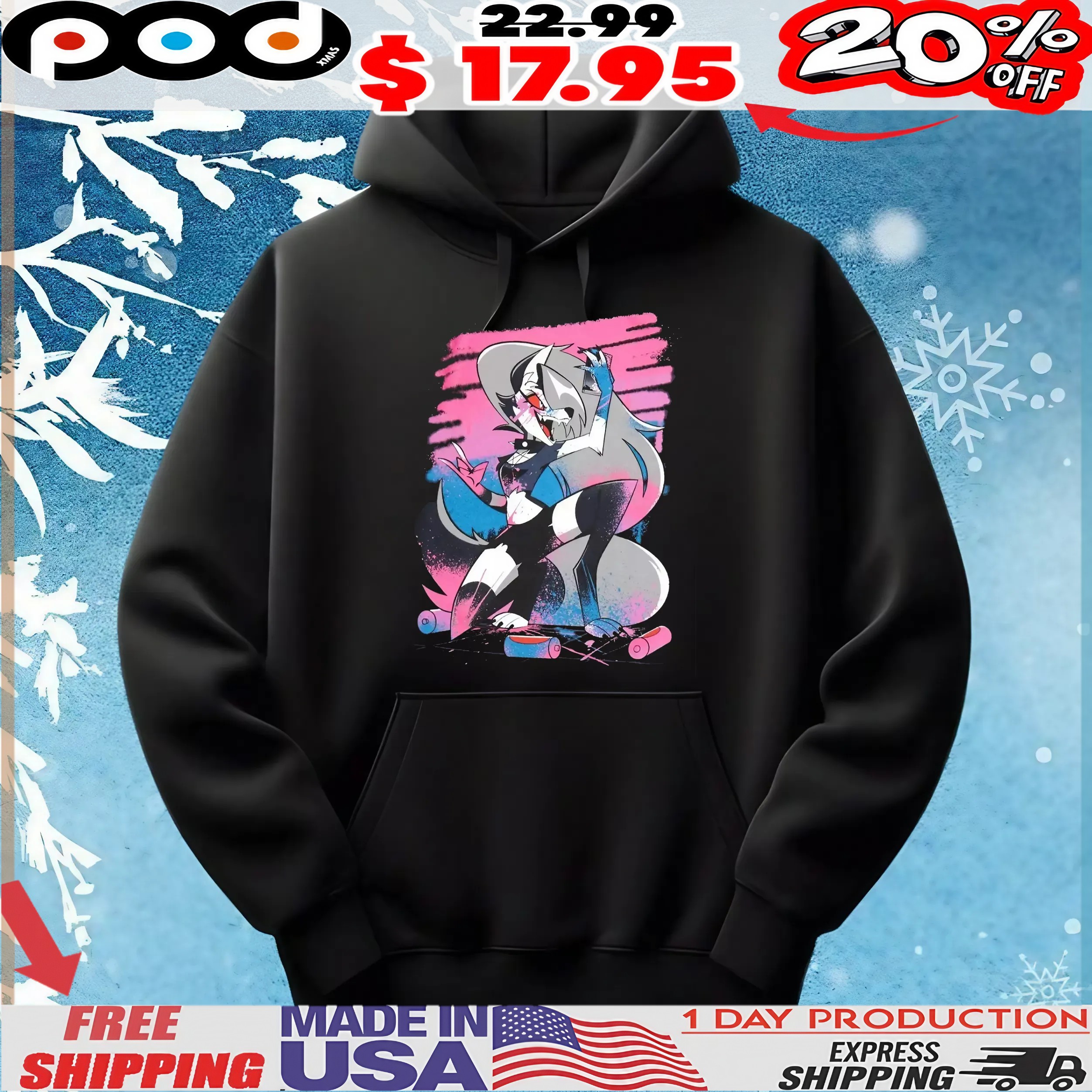 Hazbin Hotel Helluva Boss Loona Pride T Shirt