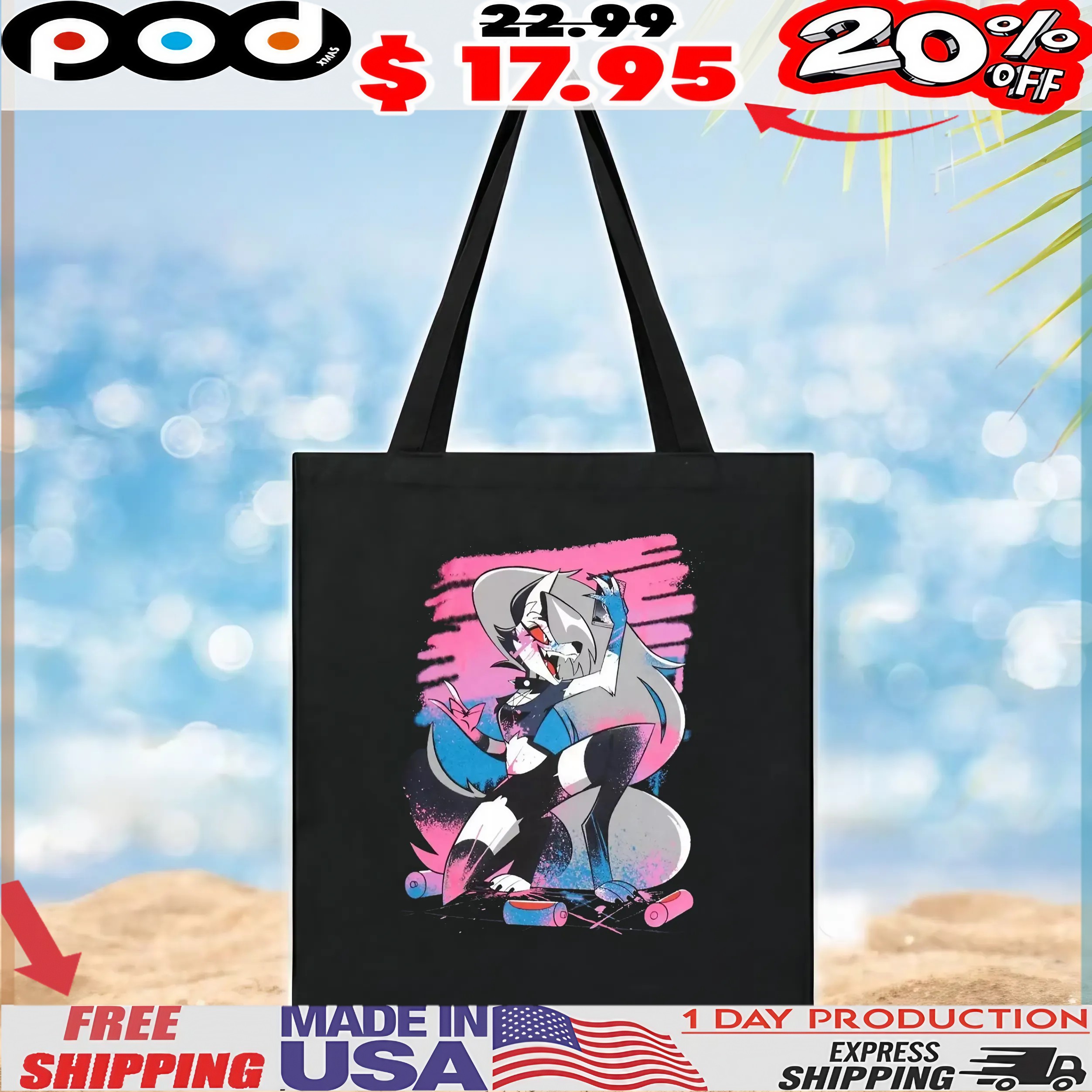 Hazbin Hotel Helluva Boss Loona Pride T Shirt