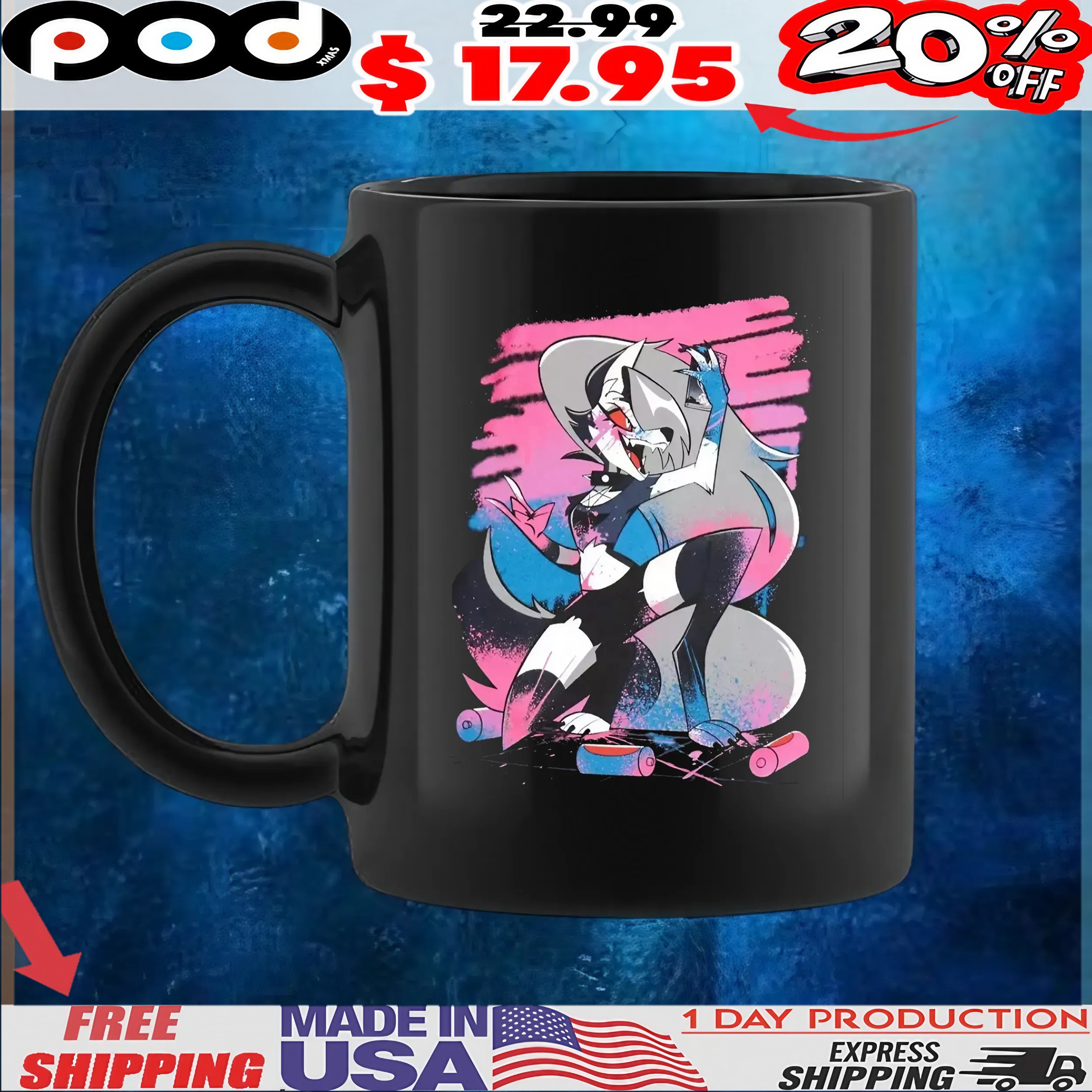 Hazbin Hotel Helluva Boss Loona Pride T Shirt