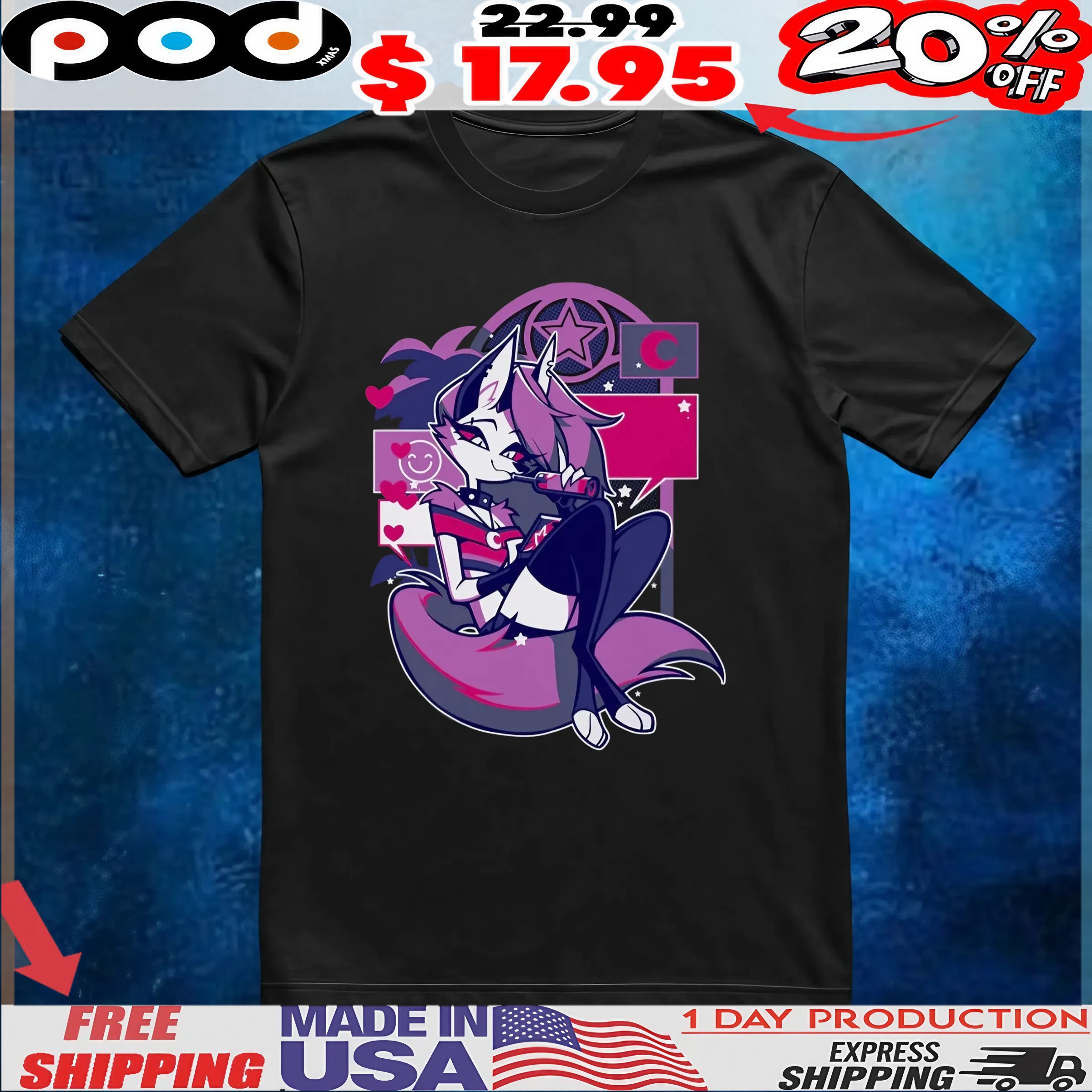 Hazbin Hotel Loona Pride 2025 T Shirt