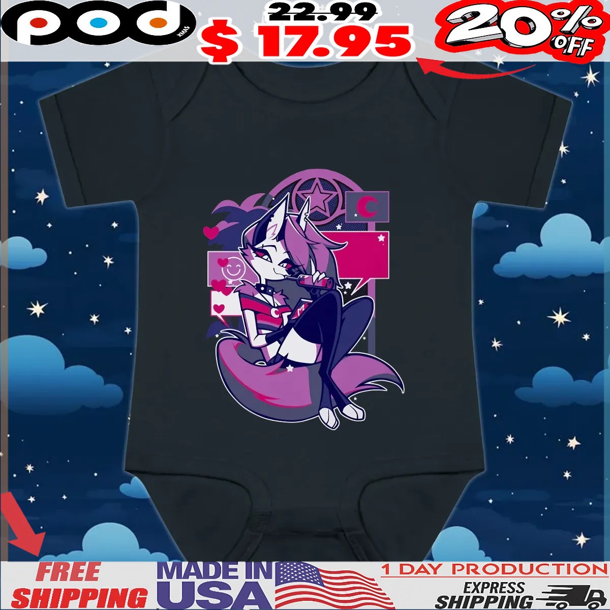 Hazbin Hotel Loona Pride 2025 T Shirt