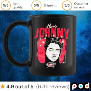 Here’s Johnny Gaudreau Columbus Blue Jackets T Shirt