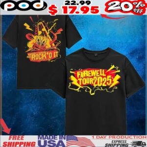 Hollywood Rip Ride Rockit Farewell Tour FAREWELL TOUR 2025 Universal Studios T Shirt