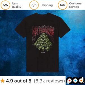 Hot Mulligan Pile Of Skulls T Shirt