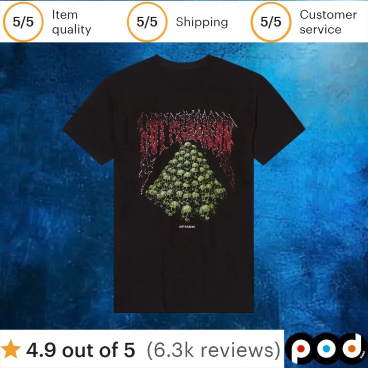 Hot Mulligan Pile Of Skulls T Shirt Hot Mulligan Pile Of Skulls T Shirt