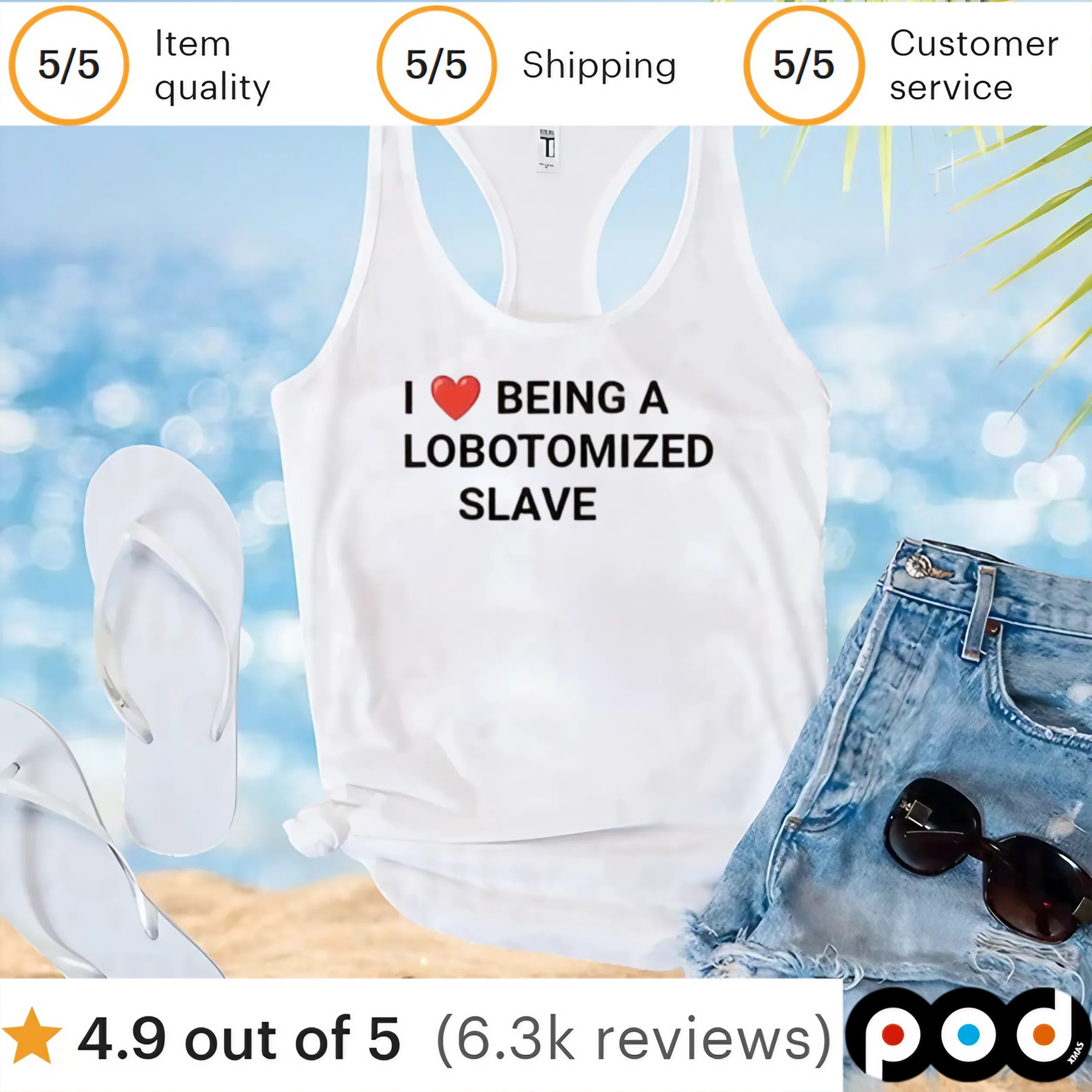 I Love BEING A LOBOTOMIZED SLAVE T Shirt