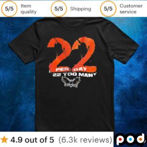 I Per Day 22 Too Many Regiment Vintage T Shirt