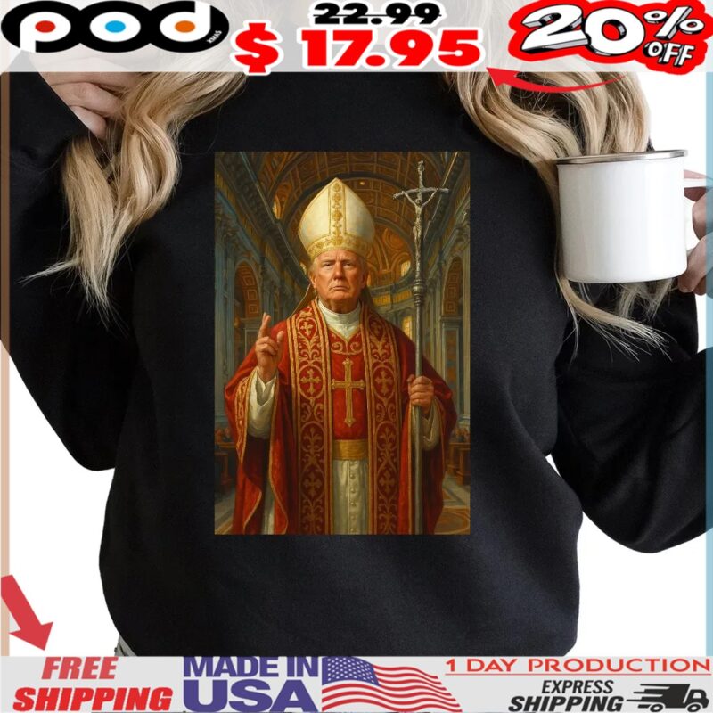 Pope Trump Artwork Shirt