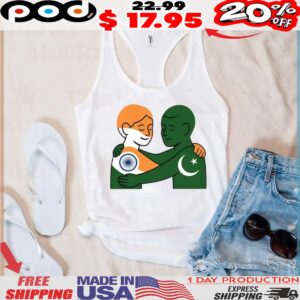 India Pakistan Peace Anti War Hug Shirt
