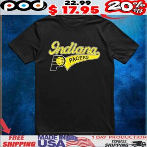 Indiana Pacers script logo t shirt