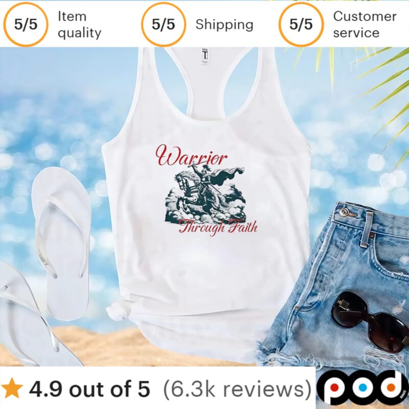 Warrior through faith t shirt