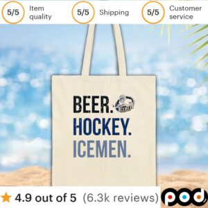 Jacksonville Icemen beer hockey icemen logo t shirt