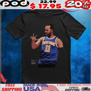 Jalen Brunson New York Knicks Captain Clutch Bootleg NBA Basketball 90s Style Shirt